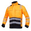 Bunda SIGNAL+ HV, montérková (Veľkosť XL, Farba Oranžová HV / čierna)