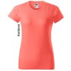 Tričko BASIC, krátky rukáv, dámske (Veľkosť L, Farba Marlboro červená)