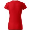 Tričko BASIC, krátky rukáv, dámske (Veľkosť L, Farba Marlboro červená)