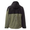 Bunda WISE, softshell (Veľkosť L, Farba Vojenská zelená / čierna)