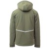 Bunda STREAM Pad, softshell, zimná (Veľkosť M, Farba Vojenská zelená)