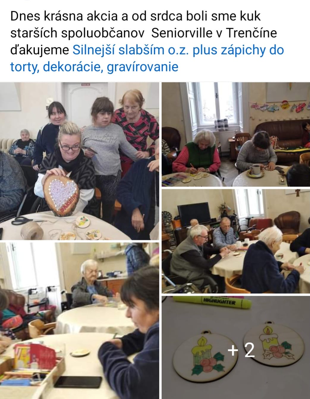 Návšteva a aktivity v Seniorville