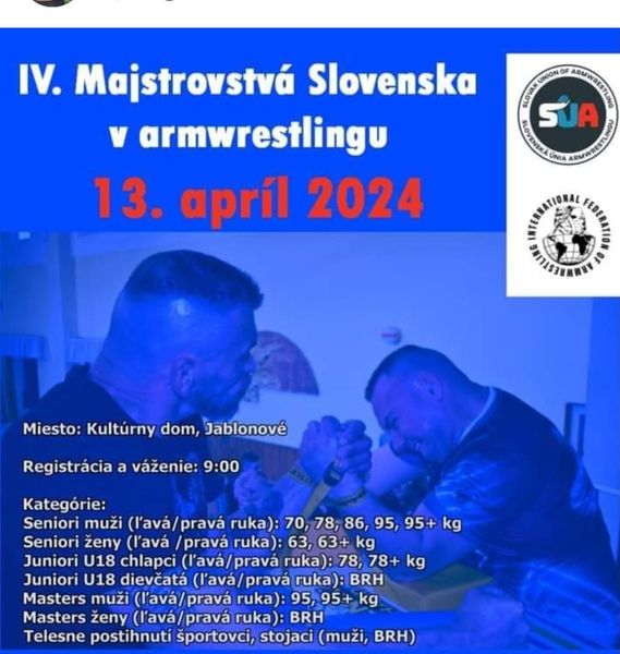 Majstrovstvá Slovenska v ARMWRESTLINGU