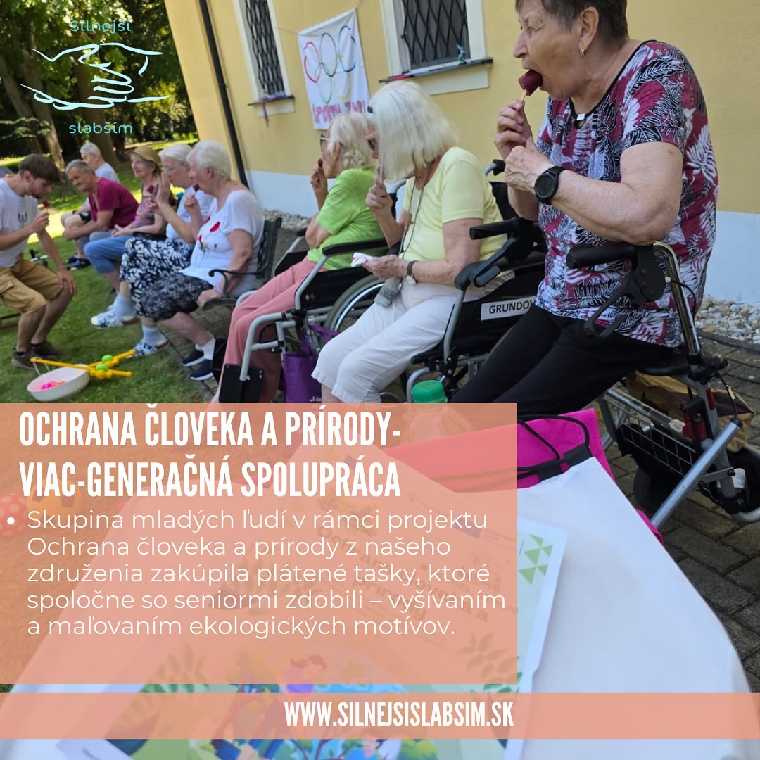 Ochrana človeka a prírody - Augustová aktivita: Šitie a zdobenie tašiek ekologickými motívmi