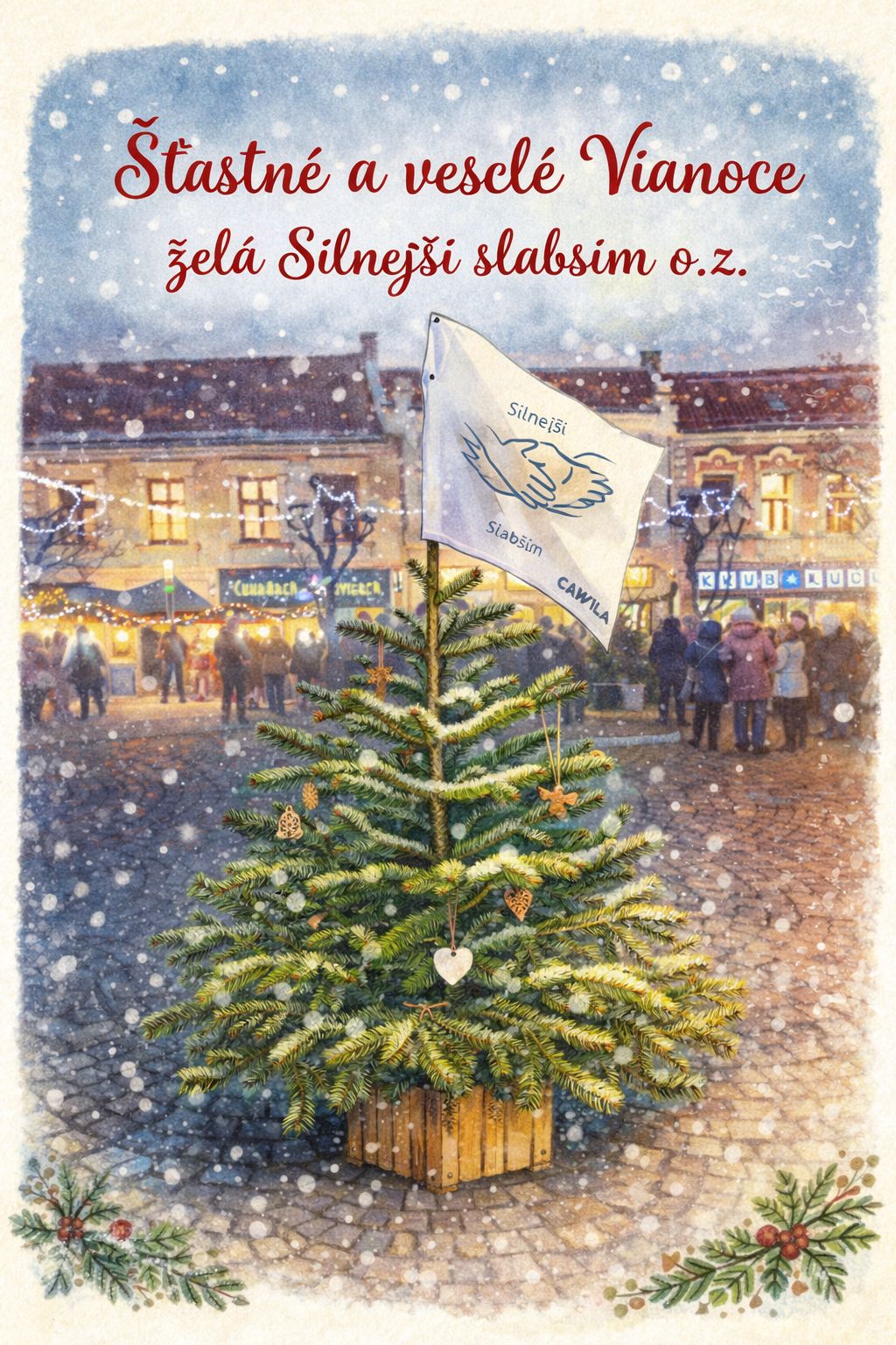 Predajné trhy počas Vianoc a prezentácia chránenej dielne Silnejší slabším