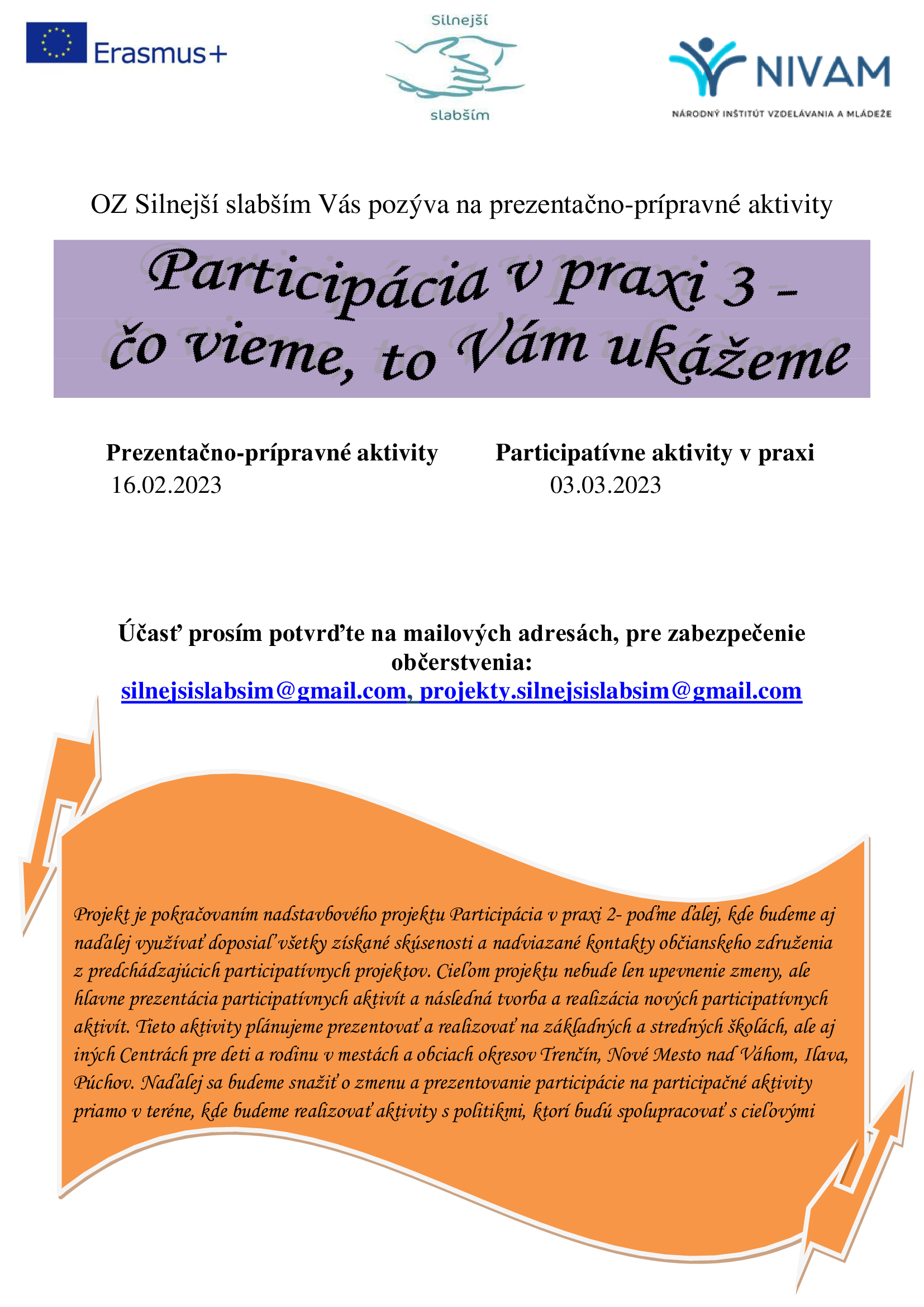Participácia v praxi 3 Trenčianske Teplice