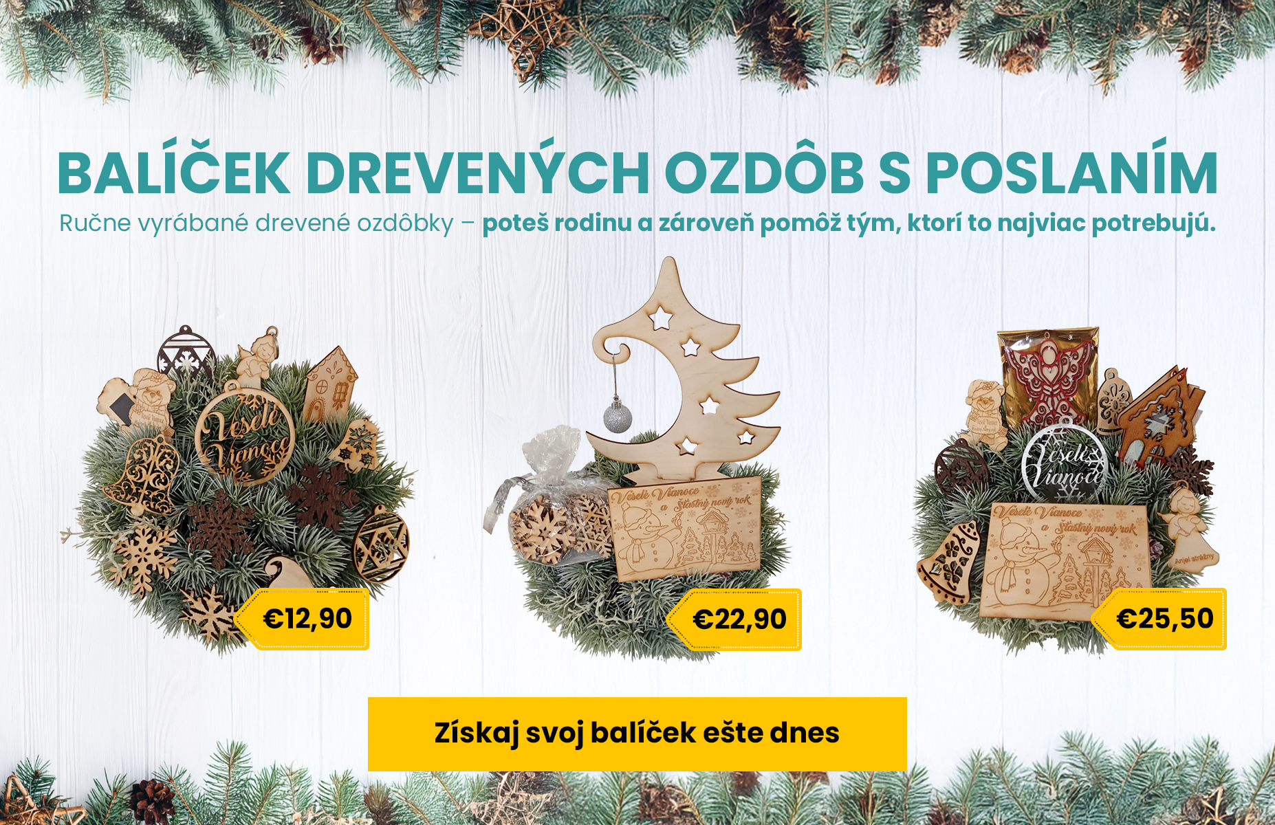 Vianočné ozdoby na mieru