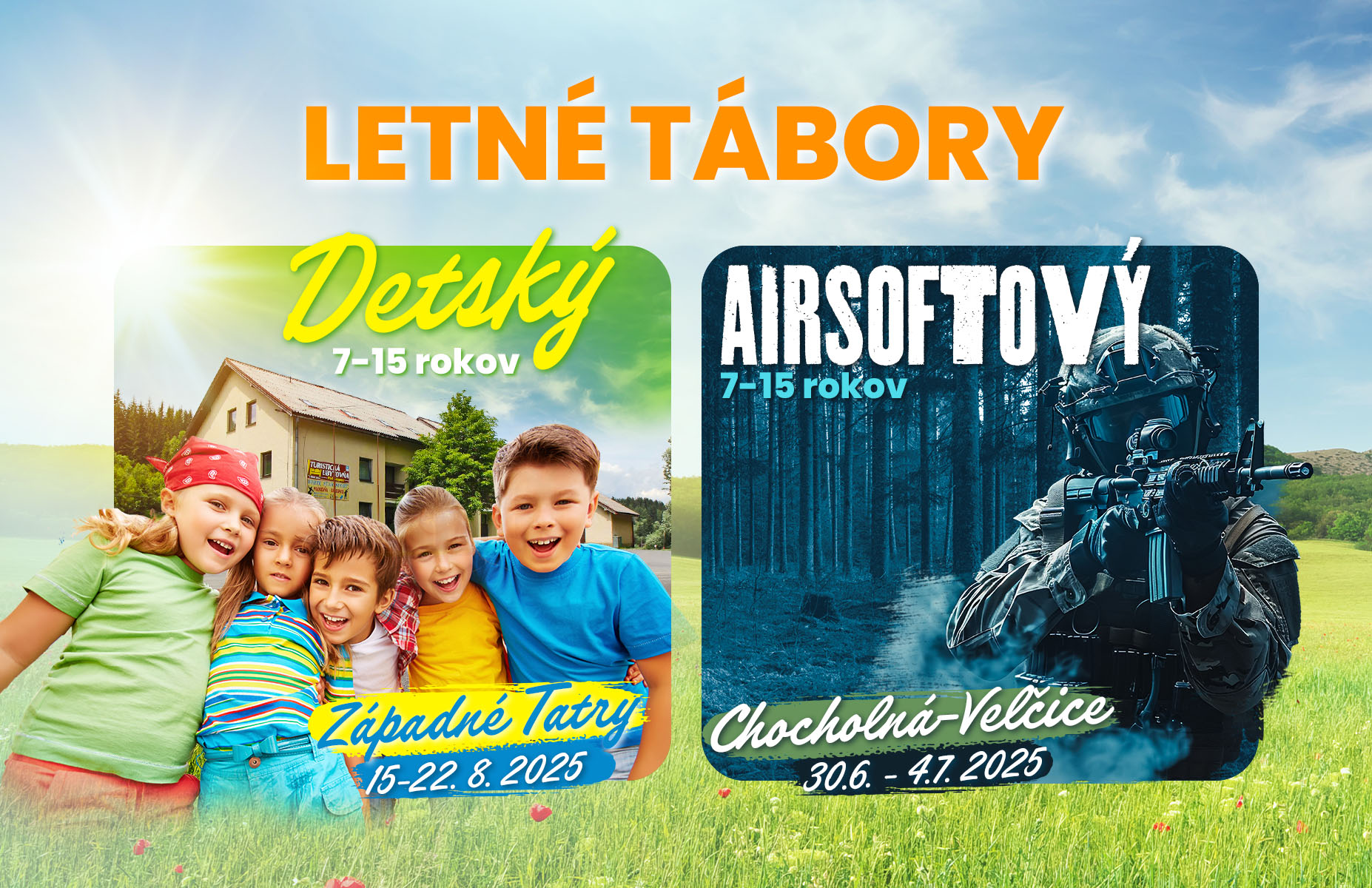 Letné tábory pre deti