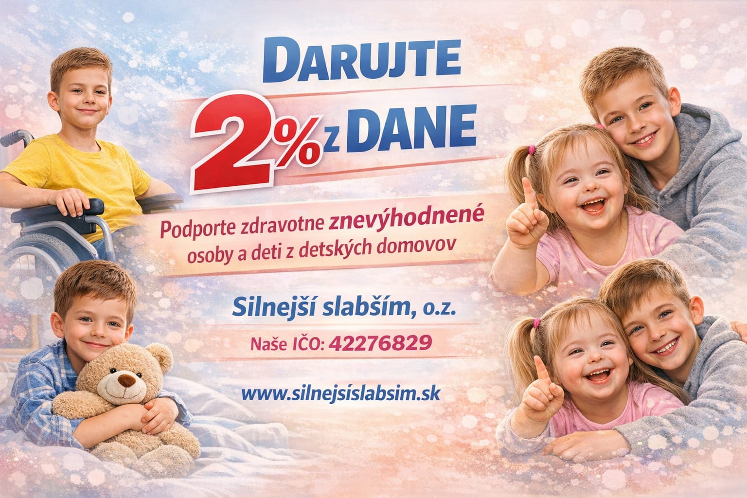 Darujte nám 2% z daní