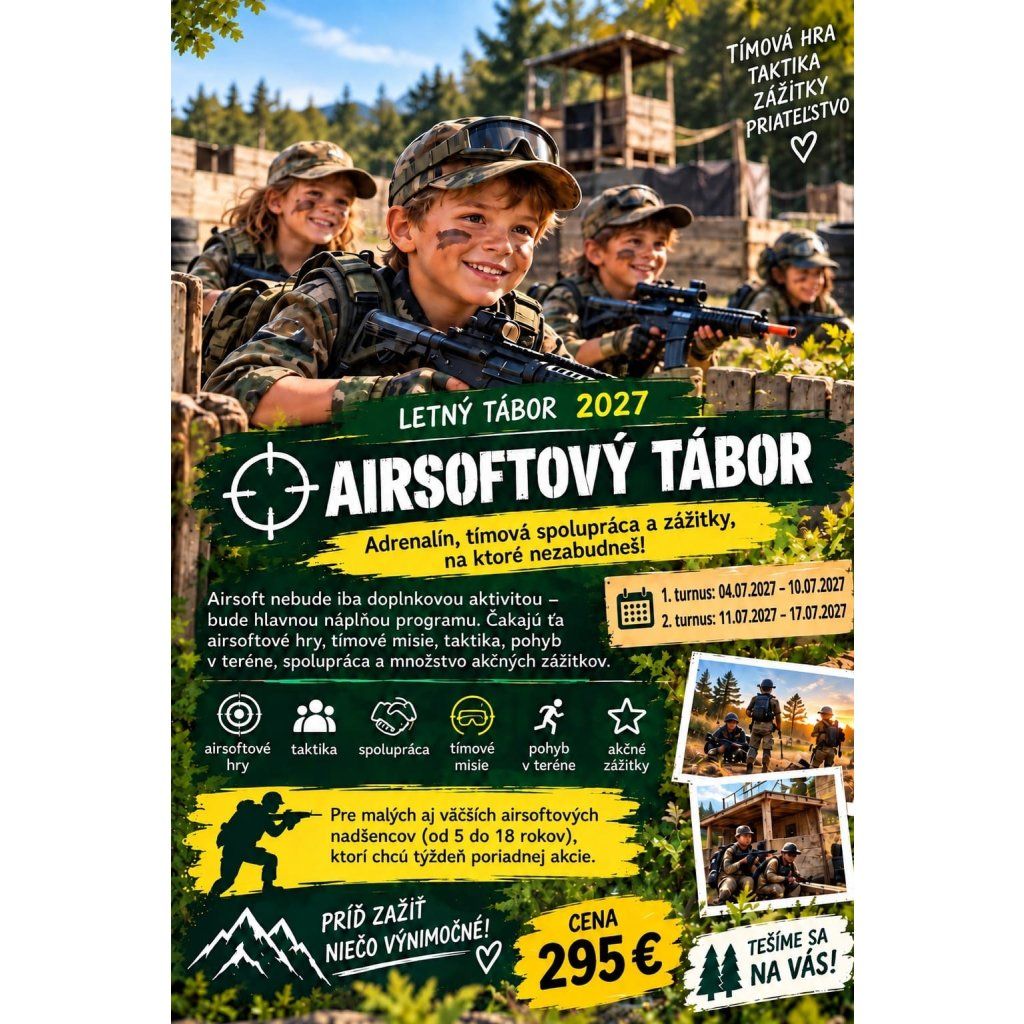 Airsoftový tábor 2027