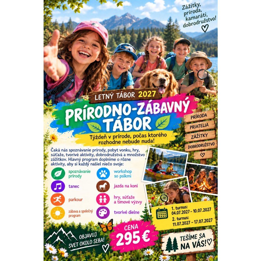 Prírodno-zábavný tábor 2027