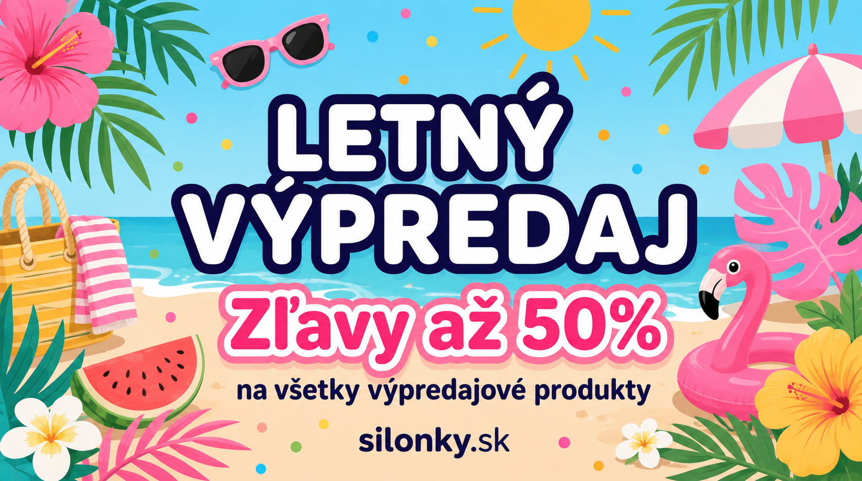 Letný výpredaj - zľavy až 50%