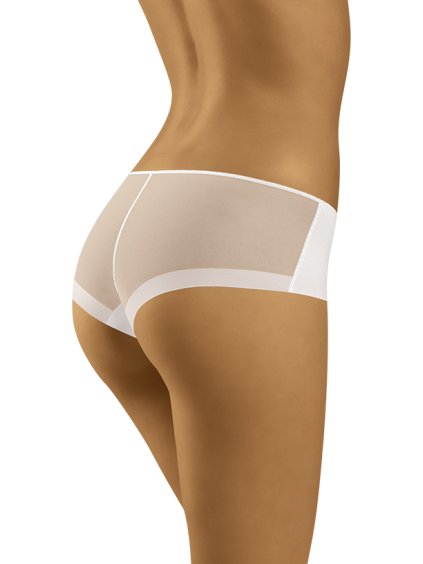 Dámske bezšvové boxerky EVITA Wolbar (Farba Biela, Veľkosť XL)