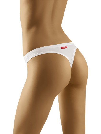 Dámske tangá SIMPLE Wolbar (Farba Biela, Veľkosť L)