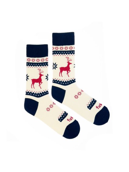 bavlnene ponozky fusakle jelencek svetly 1