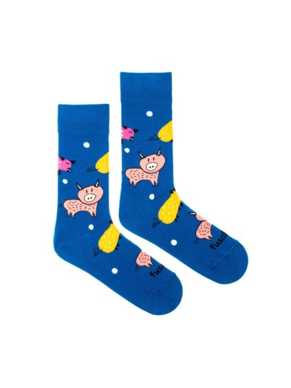 balnene ponozky fusakle zlate prasa 1