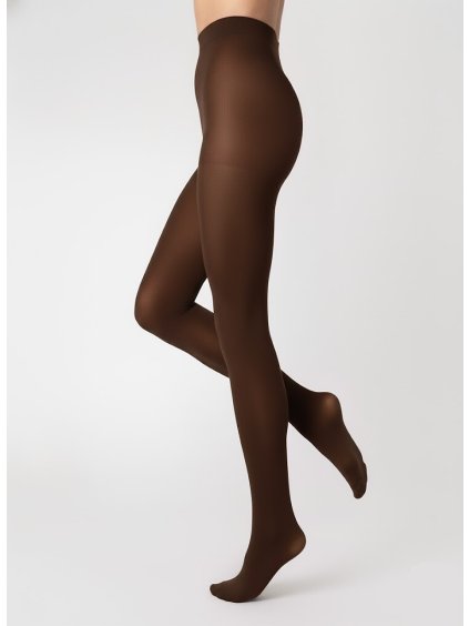Zateplené pančuchy Fiore Olga 100 DEN (Farba Mocca, Veľkosť 2/S)