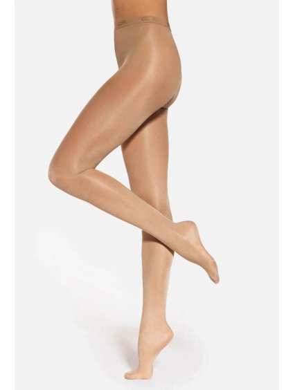 Saténové pančuchy Gatta Iluminate 40 DEN (Farba Čierna, Veľkosť 2/S)