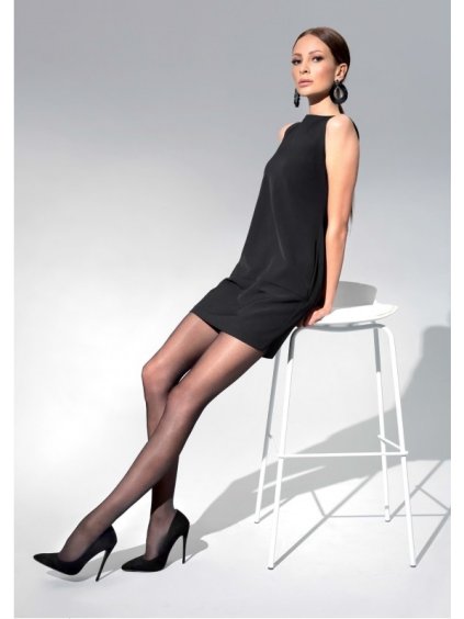 Elegant semiatt tights ELEGANCE 20DEN Adrian (Farba Čierna, Veľkosť 2/S)