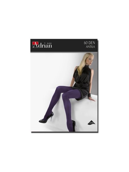 Dámske nepriehľadné pančuchy ANTILA 60DEN Adrian (Farba Fumo, Veľkosť 4/L)