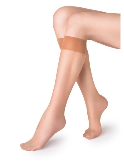 Dámske podkolienky 5párov 18DEN Elastil Adrian (Farba Čierna, Veľkosť UNI)