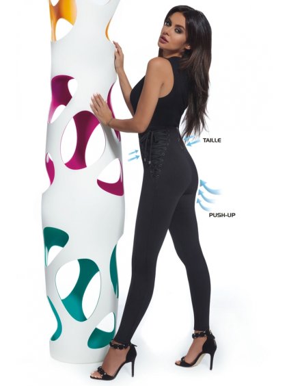 Dámske legíny SANSA 200DEN Bas Bleu (Farba Čierna, Veľkosť 4/L)