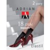 Dámske ponožky ELASTIL 2páry 18DEN Adrian (Farba Nero, Veľkosť UNI)