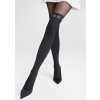 Dámske pančuchy so snehovými vločkami ZAZU X14 20/60 DEN Marilyn (Farba Čierna, Veľkosť 45323.0)