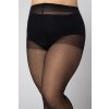 Dámske pančuchy pre moletky QUEEN SIZE DOTS RIGHT 30 DEN Mona (Farba Čierna, Veľkosť 5/XL)
