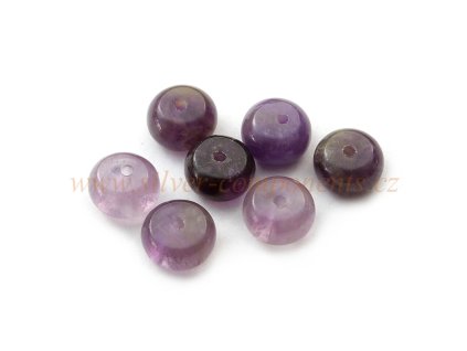 Ametyst rondelka 10x6mm