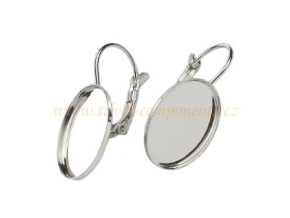 bizuterni nausnicovy hacek fine rocks 18x13