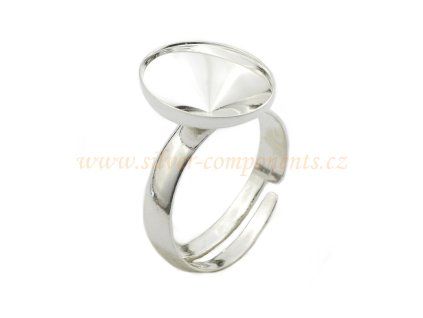 prsten masiv rivoli oval