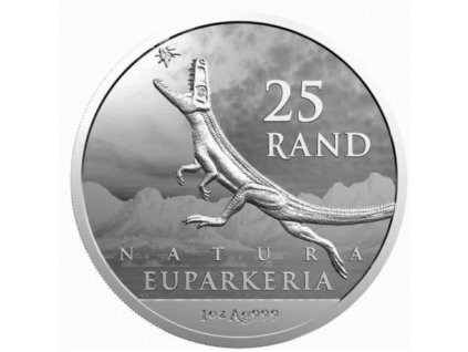 1 oz archosauria dinosaurs euparkeria 2019 25 rand noframe