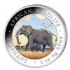 1 oz silver somalia elephant 2022 shillings 100 coloured