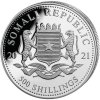 2021 5 oz Somalia Silver Elephant obv