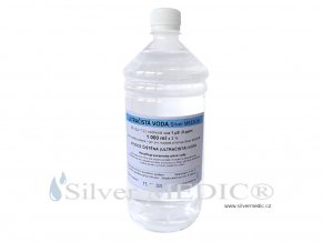 vysoce cistena ultracista voda silvermedic 1000 ml pro vyrobu pet lahev
