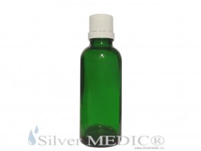 lekovka 100 ml zelene sklo skladovani zlato silvermedic gold