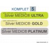 komplet 5 sady silvermedic ultra gold platinum
