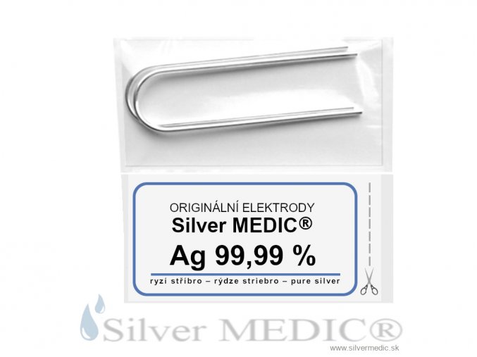 rydze striebro pevne originalne elektrody pre vsetky typy striebra silvermedic