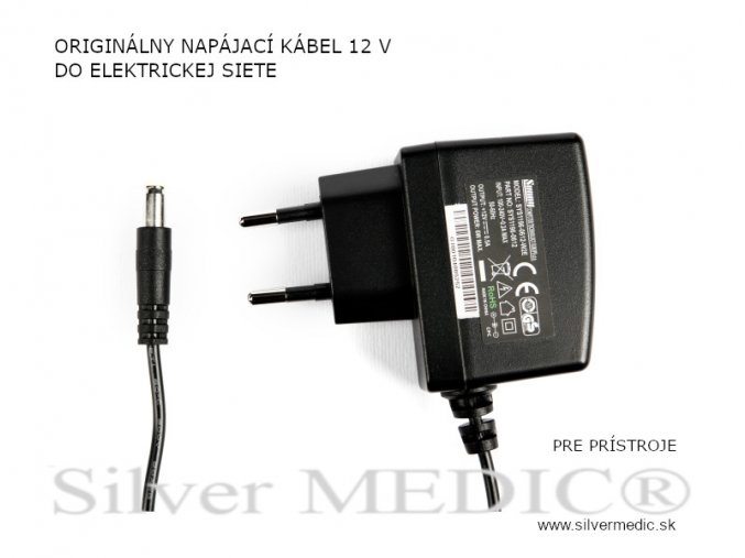 sietovy adapter 12 volt napajanie pristroje silvermedic
