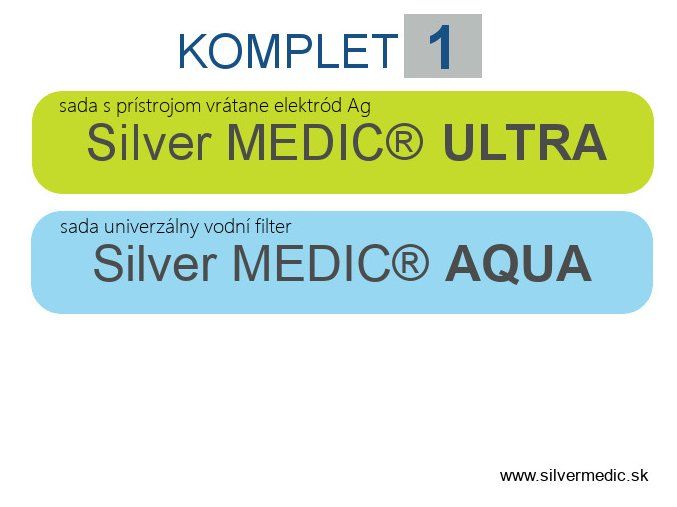 komplet 1 silvermedic sada ultra aqua