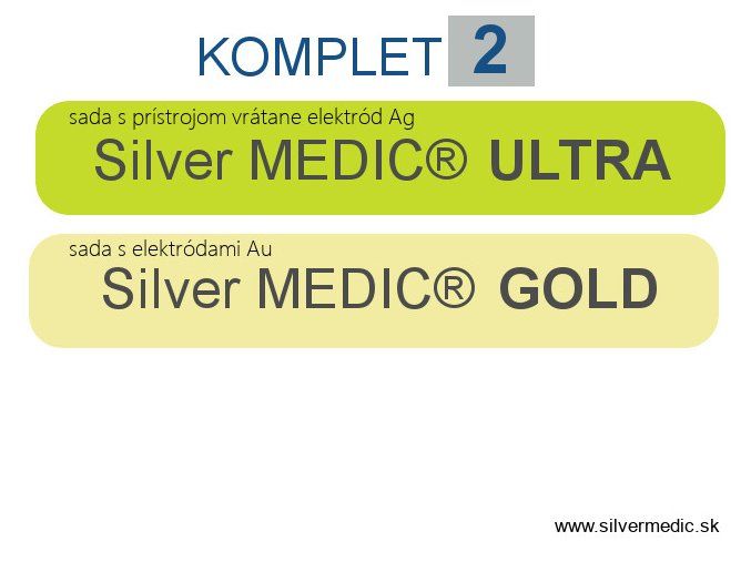 predajne sady komplet 2 silvermedic utra gold