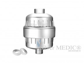 ucinny sprchovy filter silver medic zbavenie neziaducich latok 8 vrstiev filtracie
