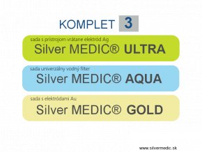 vyhodne poredajne sady komplet 3 sillvermedic ultra aqua gold