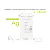 originalna dlha ryska 150 ml vyznacuje na sklenenej kadicke presny objem pre vyrobu striebro silvermedic ultra
