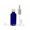 liekovka 50 ml sklo modre kobalt nosovy rozprasovac pre striebro platina silvermedic ultra