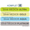 sady komplet 4 sillvermedic ultra aqua gold platinum