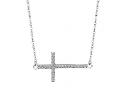 Stříbrný náhrdelník Křížek