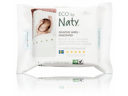 NATY dětské vlhčené hygienické ubrousky (20 ks)