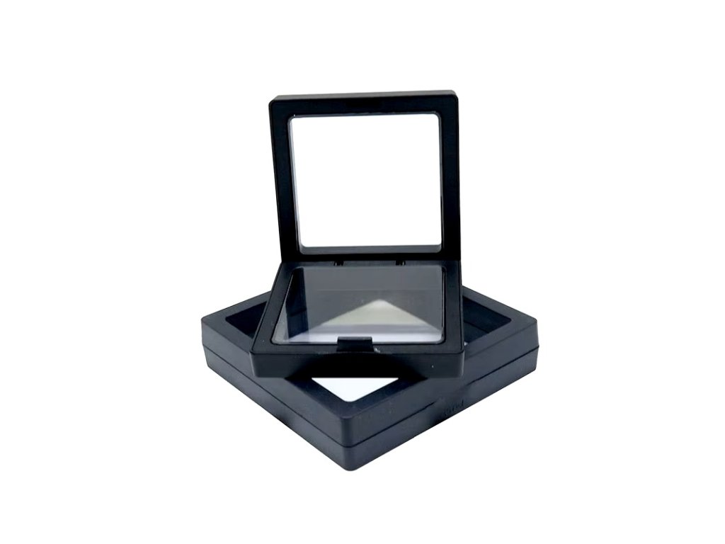 Rámeček na minci 3D S 70 - Černý